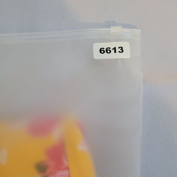 Harlow & Rose Wrap Skirt XL Tropical Floral Sheer Lined Beachy Gauzy Flowing - Picture 9 of 9